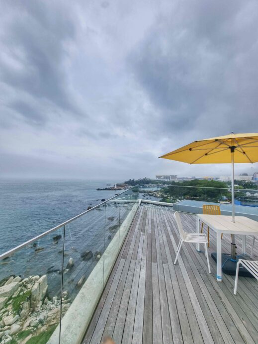 Greetvi Balcony Yellow Umbrella
