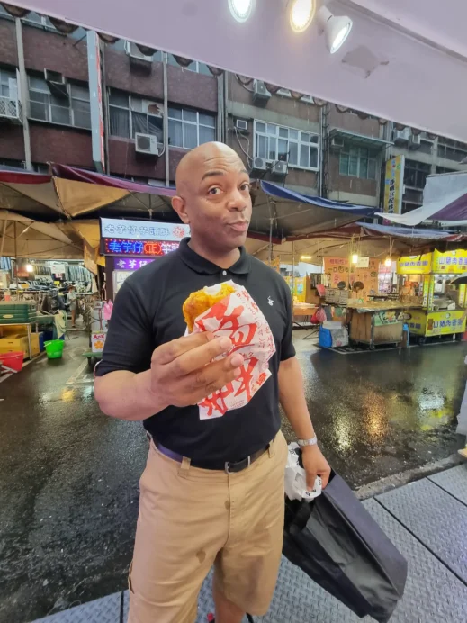 Raohe Night Market fried chicken