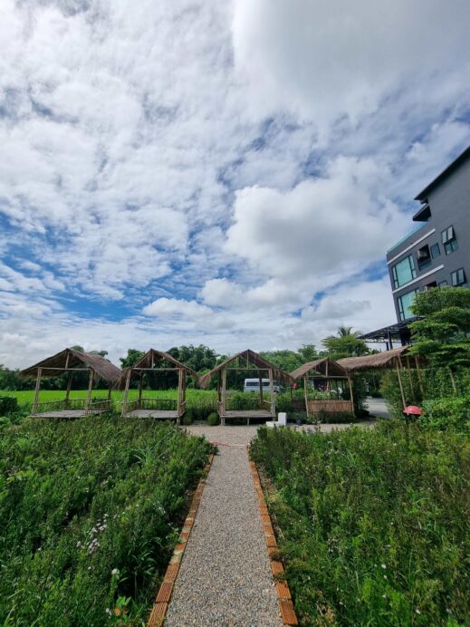 walkway at The View Hotel in Chiang Dao