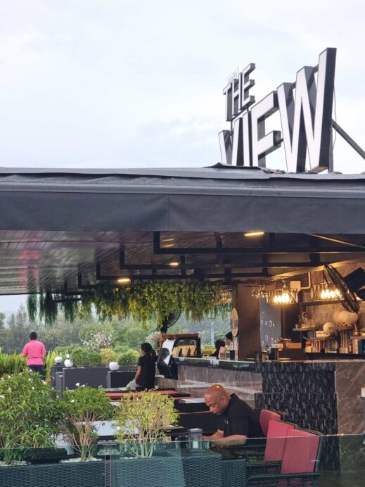 The View sign at The View Hotel in Chiang Dao