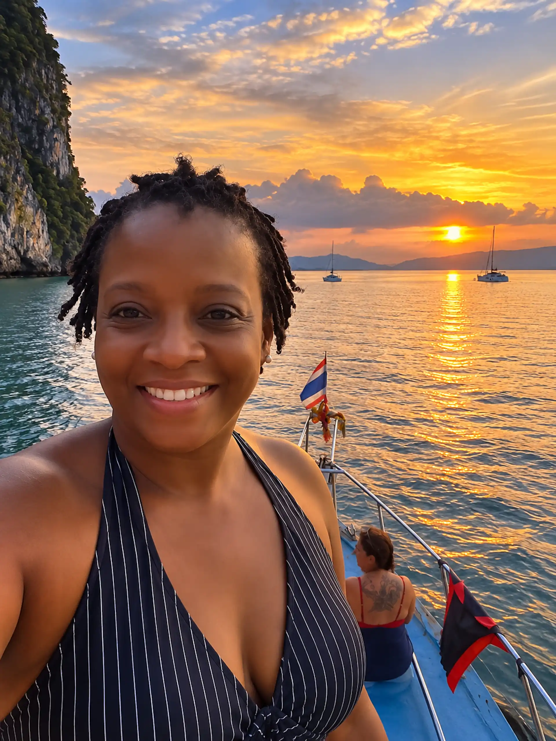 Golden Sunset, Phra Nga Bay, Stacey