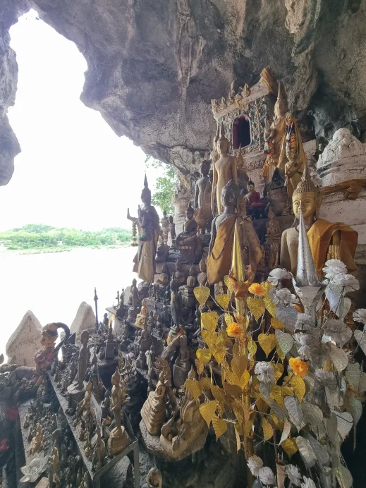 Mekong River Cruise, Luang Prabang, Buddhas