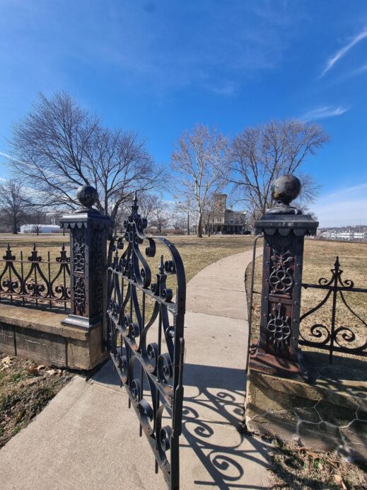 Rock Island Arsenal Quarters One gate
