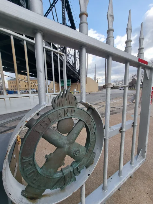 Rock Island, arsenal, bridge, gate