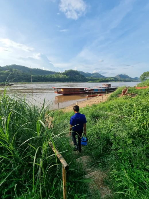 drinks, Mekong cruise, Luang Prabang