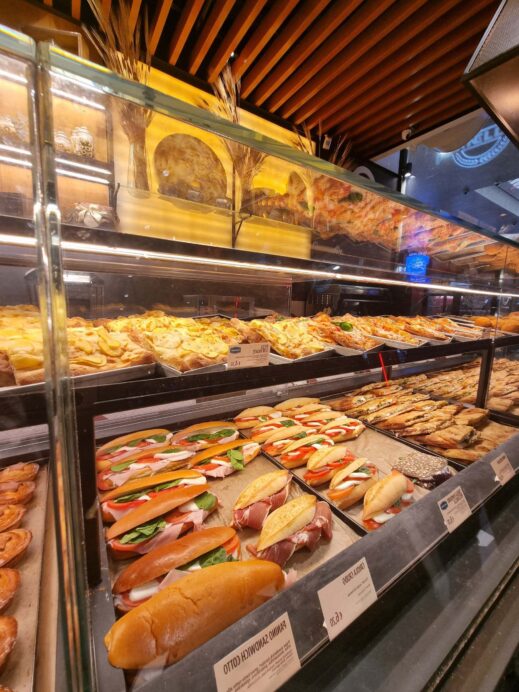 Bread and pizza Italy