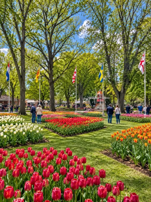 Orange City Tulip Festival flowers