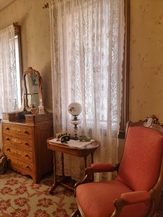 Orange-chair Grants-house Galena