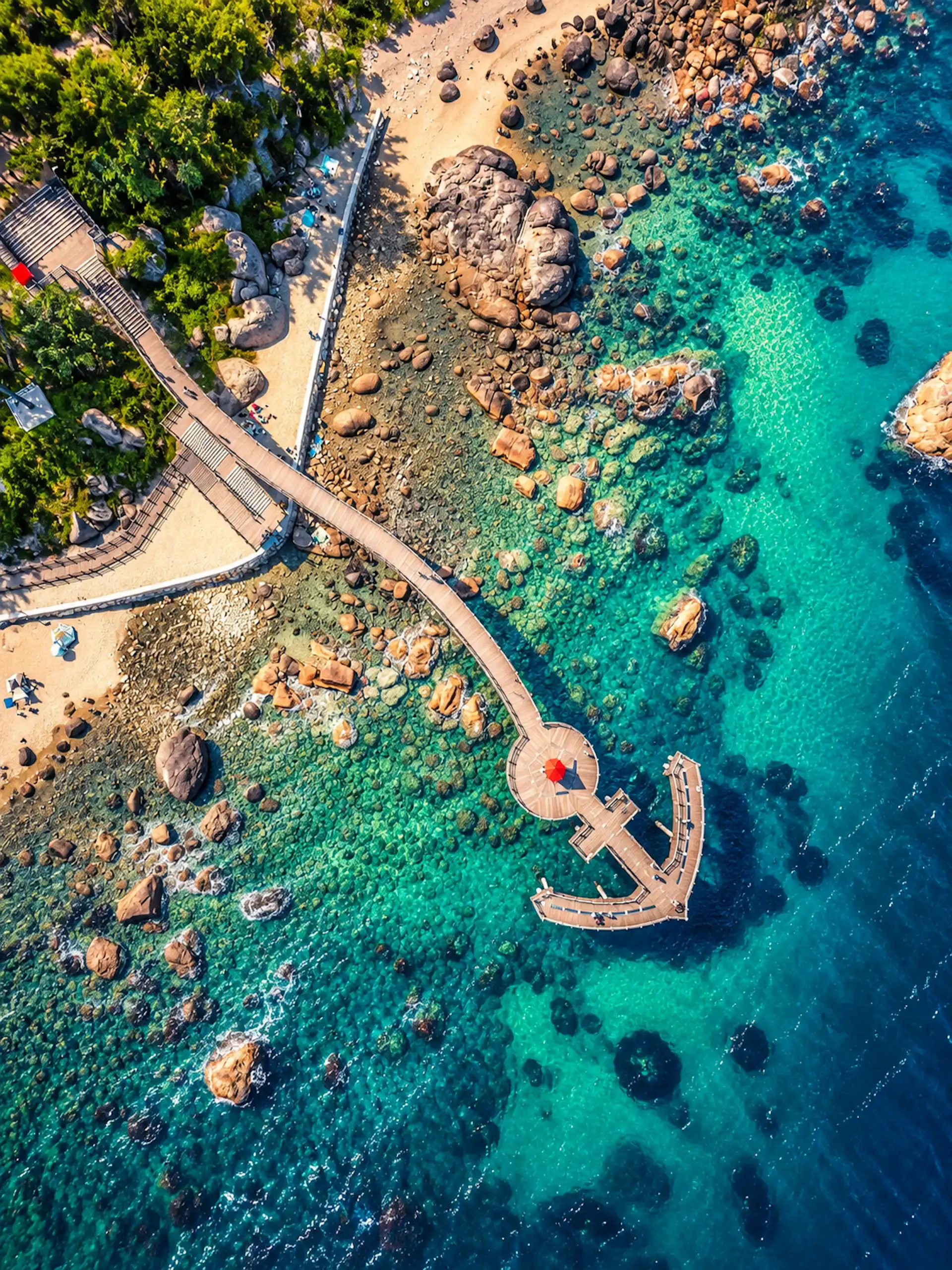 Pohang, Inari Anchor, seascape