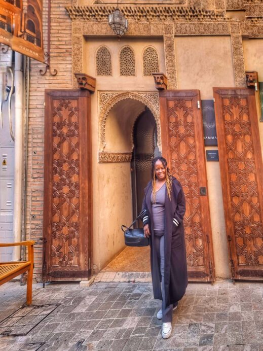 Stacey at Hammam Al Andalu