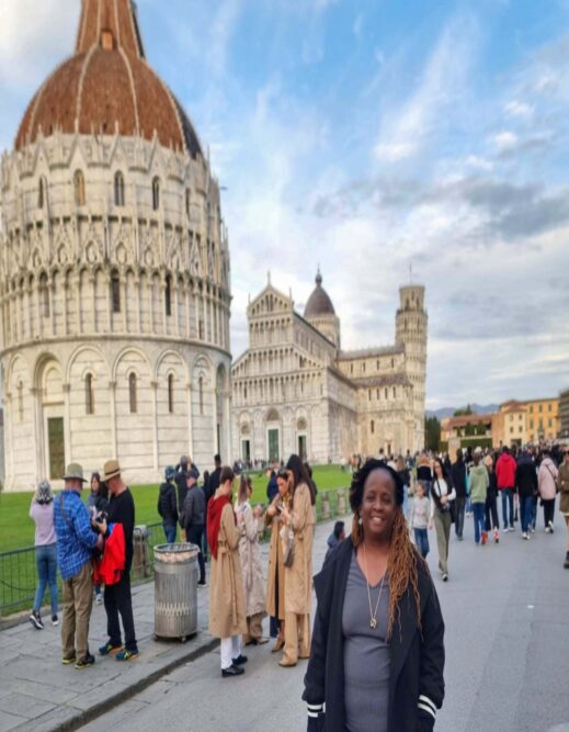 Stacey in Pisa Italy