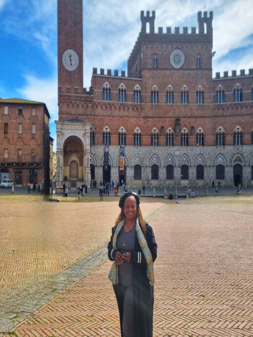 Stacey in Siena Italy