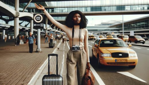 black-woman-catching-taxi-n ChatGPT4