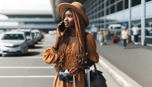 black-woman-cell-phone-519x297 Italy Unplugged: Embracing Slow Travel Instead of a Bucket List