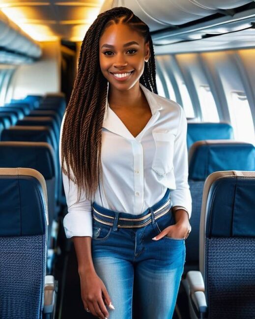 black-woman-in-airplane-isle
