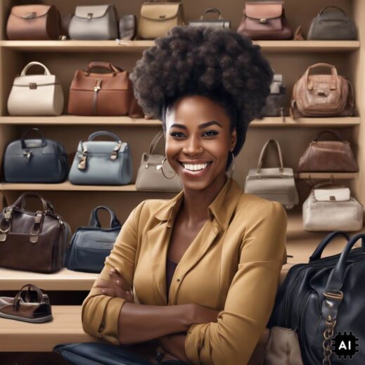 black-woman-in-front-of-purses