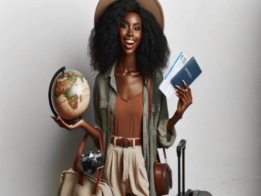 black-woman-with-globe-and-passport