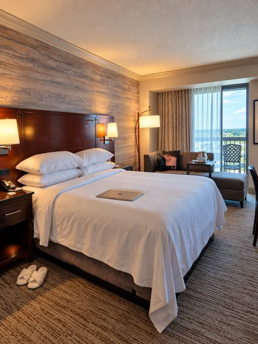 Salt Lake Marriott Downtown at City Creek bed
