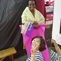 Stacey-in-hanbok-in-Korea What's UP with the Peace Sign in South Korea