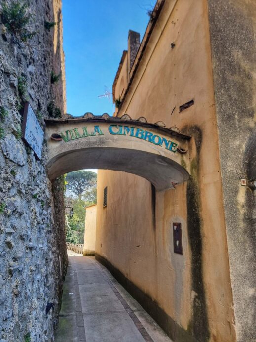 Villa Cimbrone entrance Ravello