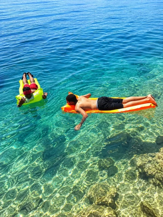 Zadar, kids floating, VRBO rental