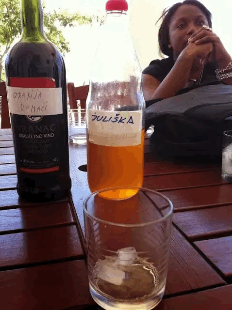 homemade wine in Croatia