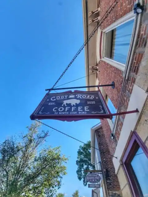 LeClaire coffee shop sign