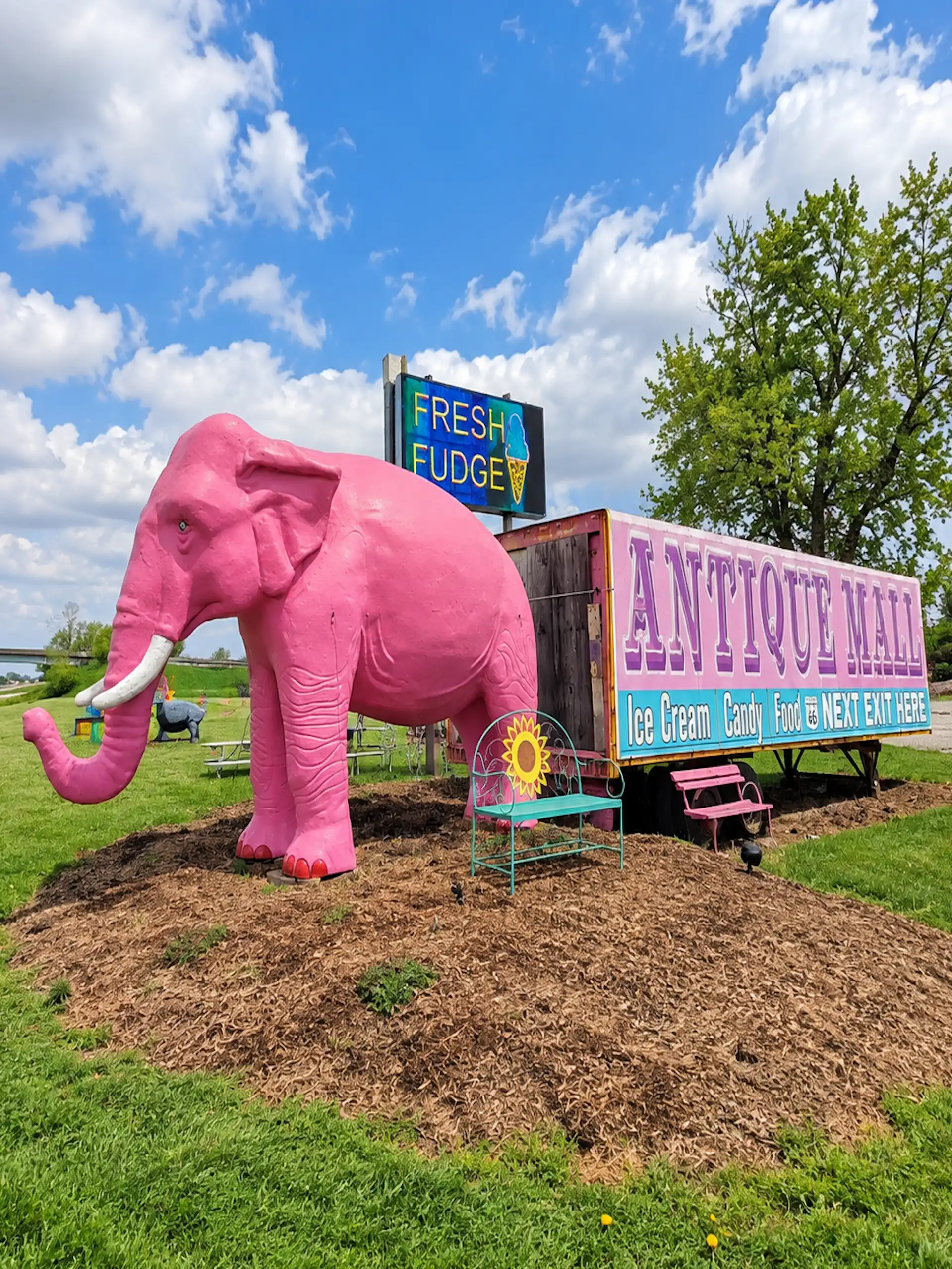 Pink Elephant Antique Mall Attraction