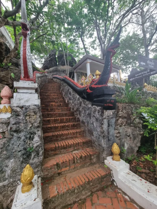 brick steps, Phousi Hill, Luang Prabang