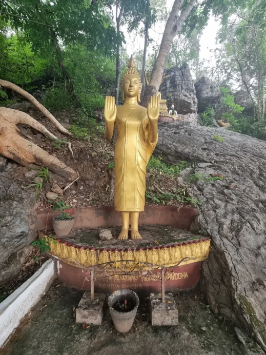buddha, stand, Phousi Hill, Luang Prabang