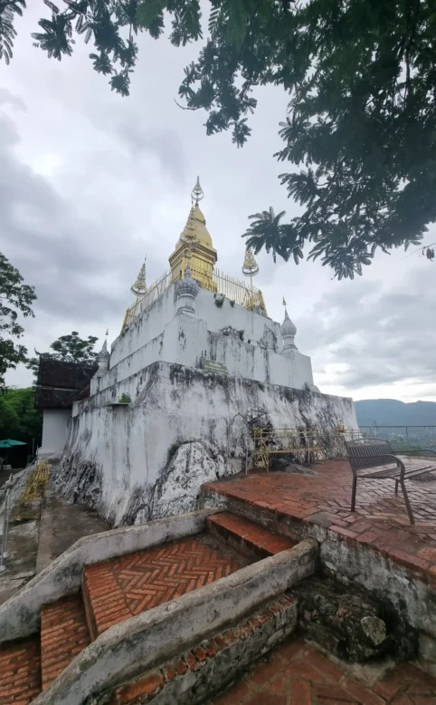 white stupa, Phousi Hill, Luang Prabang