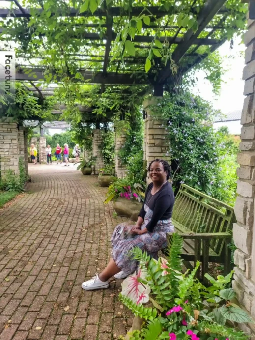 Stacey at Olbrich Botanical Gardens