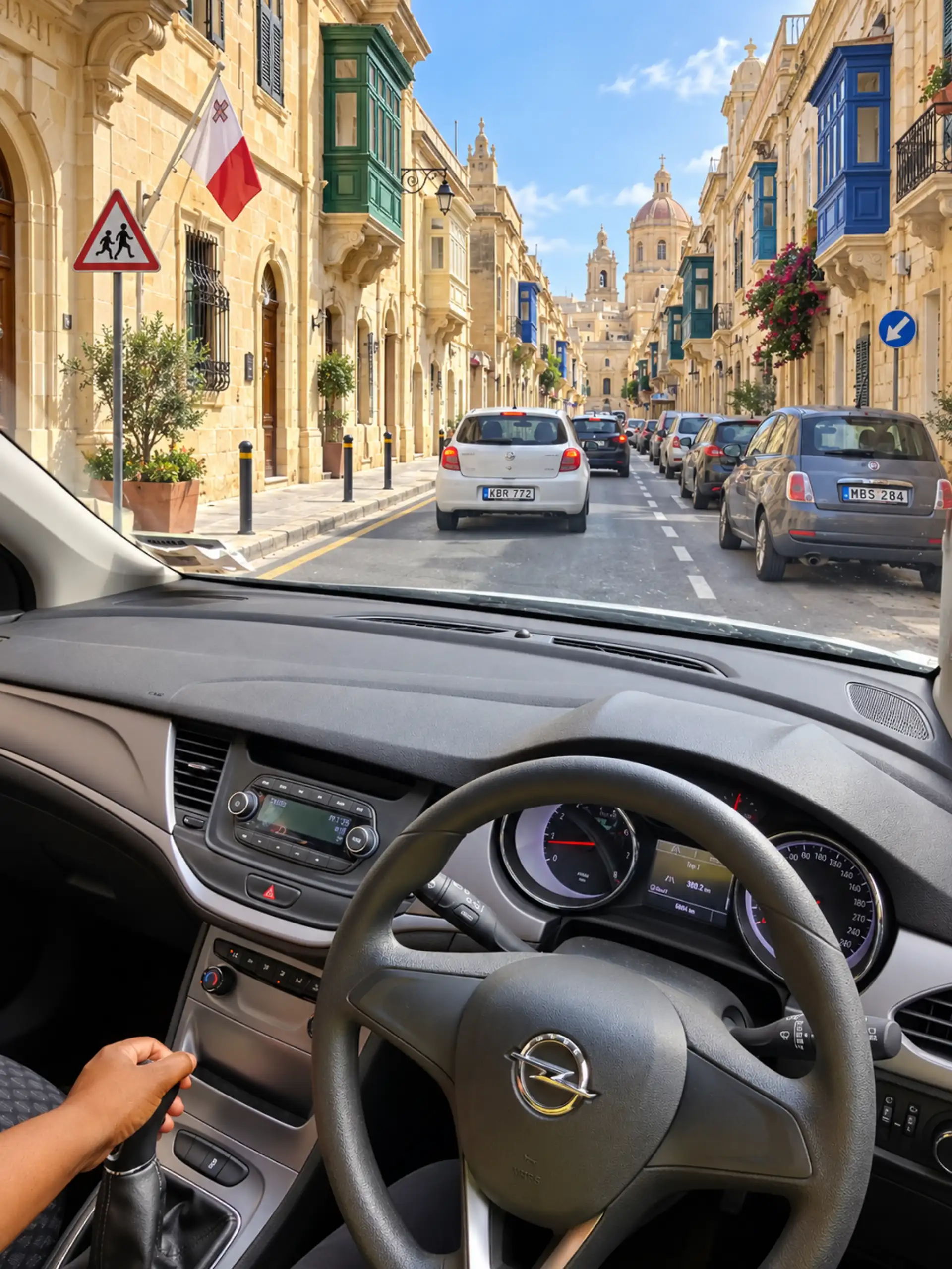 Driving left side, Malta, solo travel