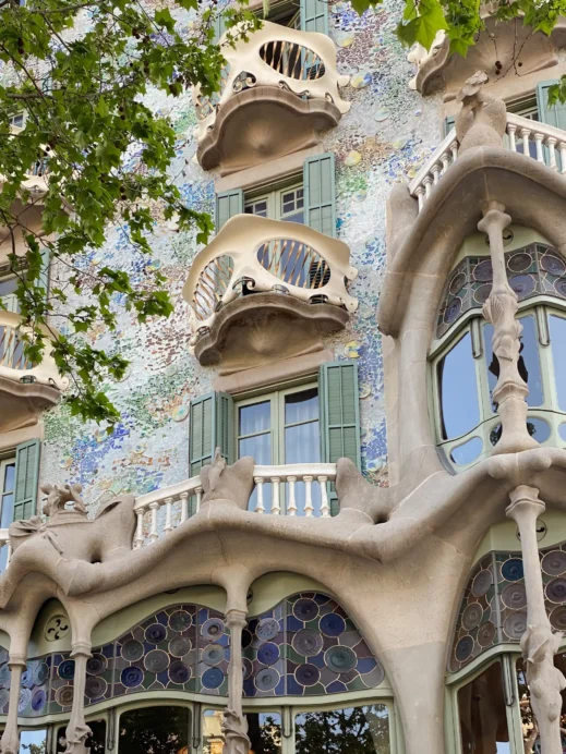 building facade Barcelona Spain