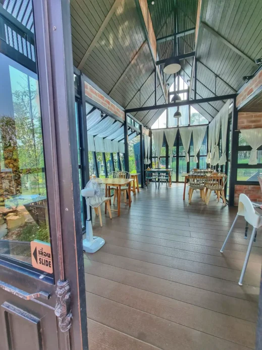 Inside Fleur Cafe in Chiang Mai