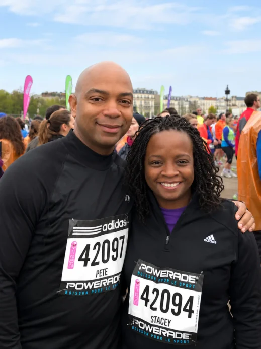 Paris Half Marathon, Steven, Stacey