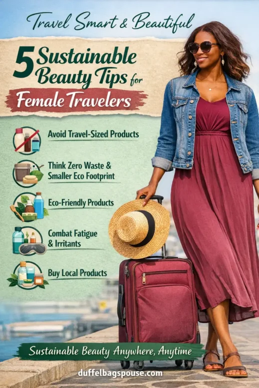 Sustainable beauty tips for travelers