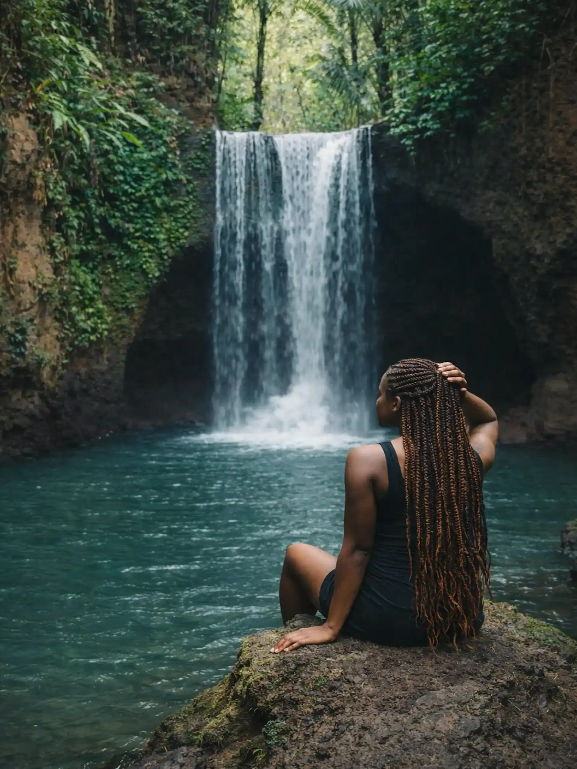 Ubud Bali Indonesia waterfall copy
