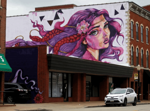 Dubuque Wild Rose Mural