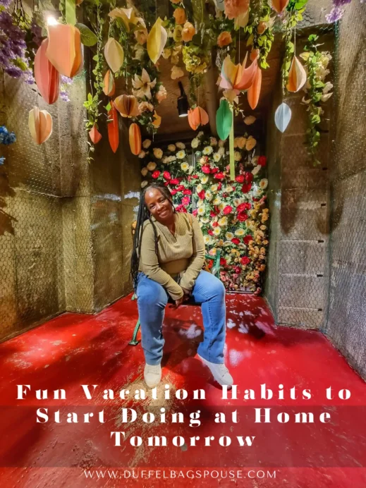 Vacation habits at home pinterest pin