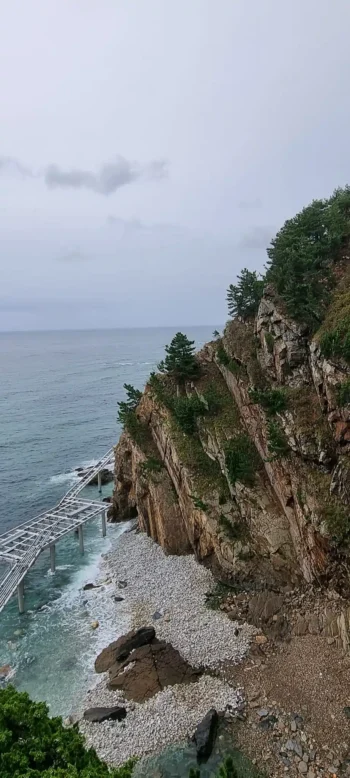 Gangneung cliffs