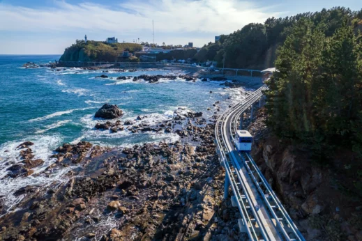 Jukbyeon Coast Skyrail view, Pitstop in Uljin