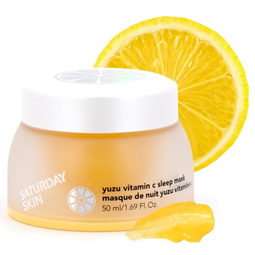 Amazon, Saturday Skin Yuzu Vitamin C Sleep Overnight Face Mask