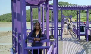 Stacey at Purple Island South Korea