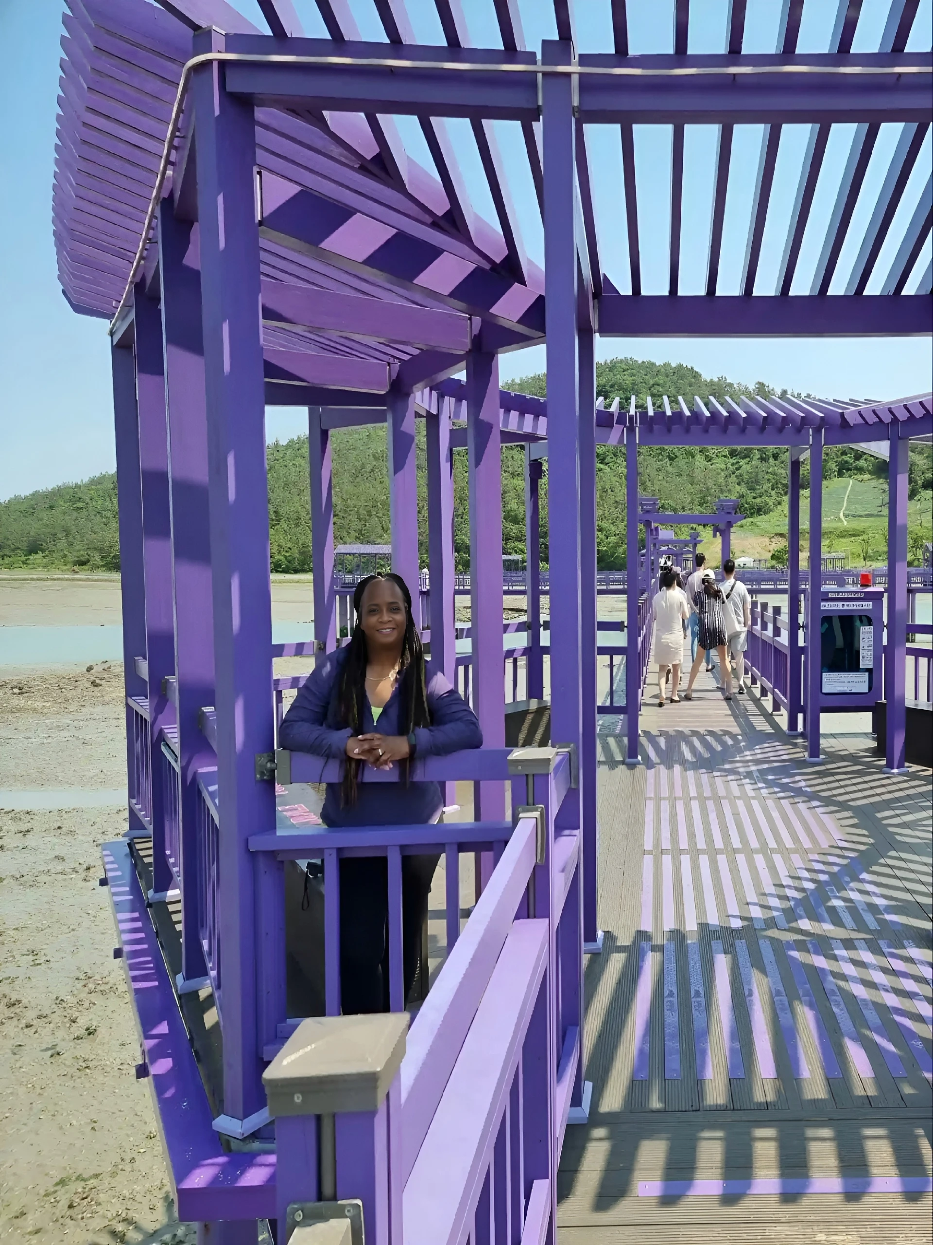 Stacey at Purple Island South Korea