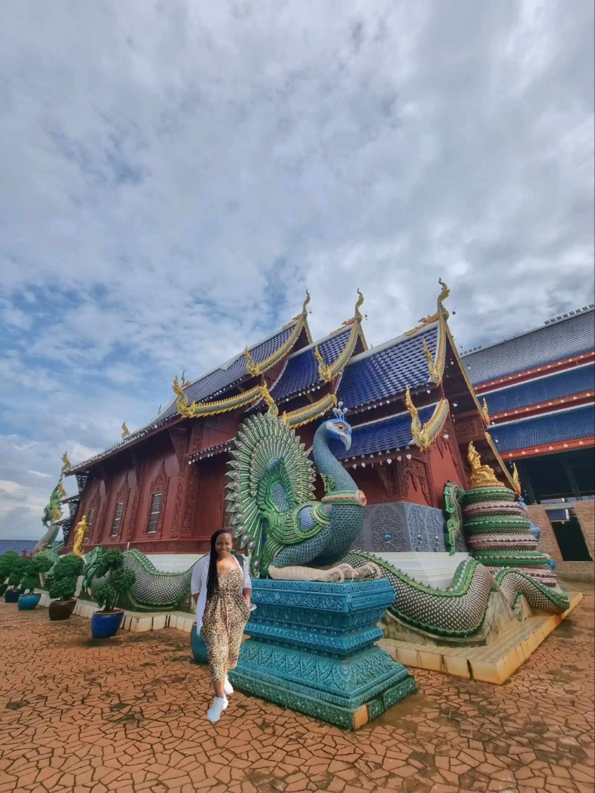 Stacey at Wat Ban Den Temple Chiang Mai