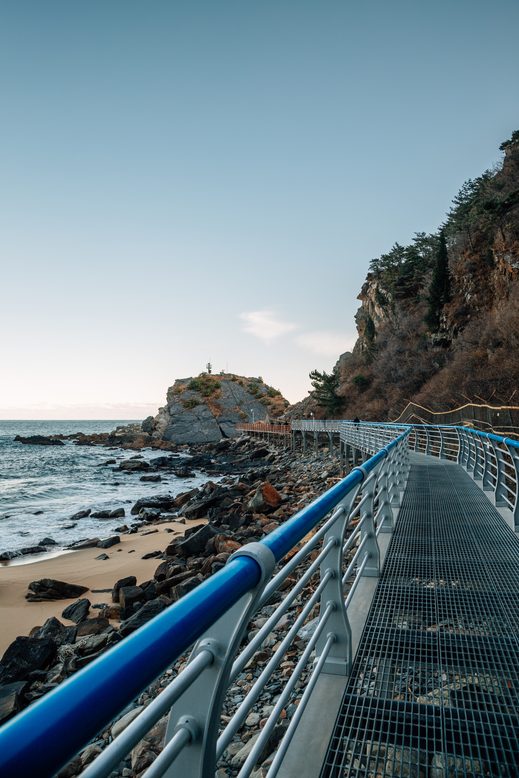 Jeongdong-simgok,Badabuchae-gil,Trail,Seascape,In,Gangneung,,Korea