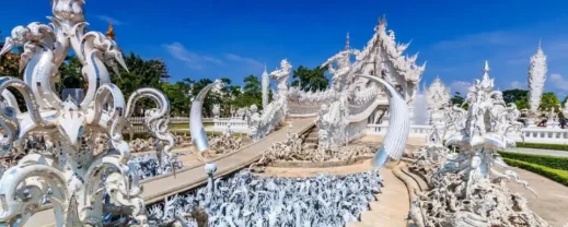 white temple in Chiang Rai