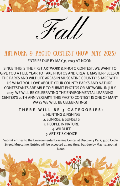 Artwork & Photo Contest (Now-May 2025)