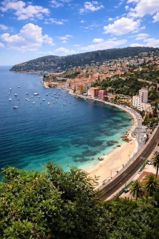 French Riviera coastal view